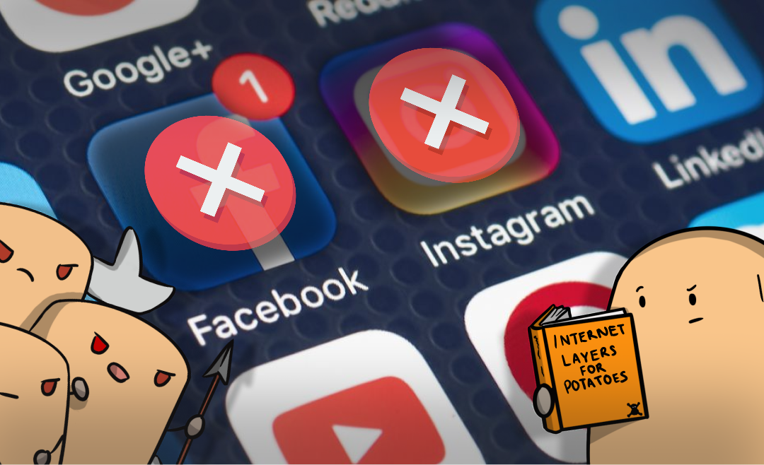Potato Pirates explain Facebook Outage on March 2021