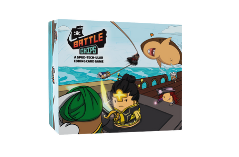 Potato Pirates 3 Battlechips best coding card game retail edition box