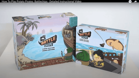 Watch how to play Potato Pirates 3 Battlechips learn coding with games