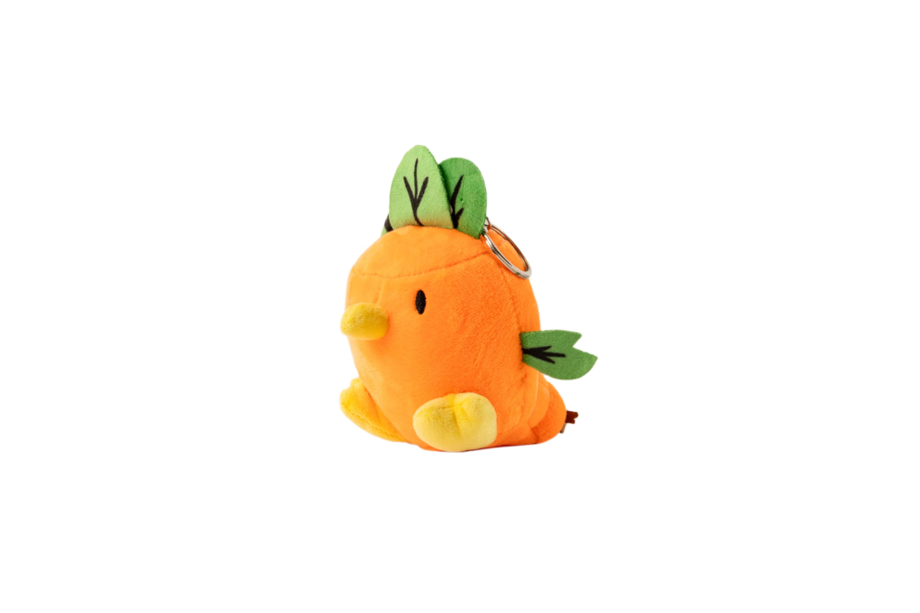 Parrot The Carrot Plushie Keychain