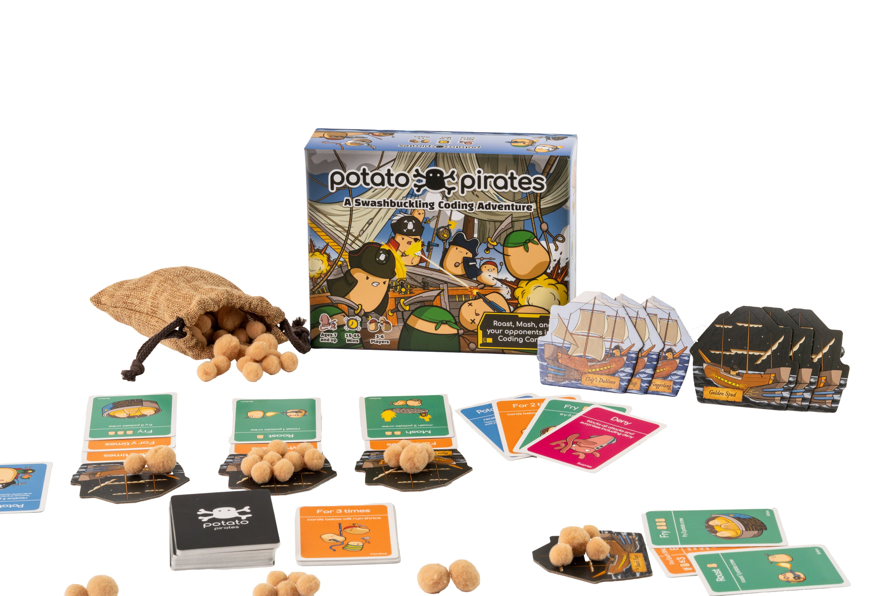 Potato Pirates Coding Card Game: 2nd Edition