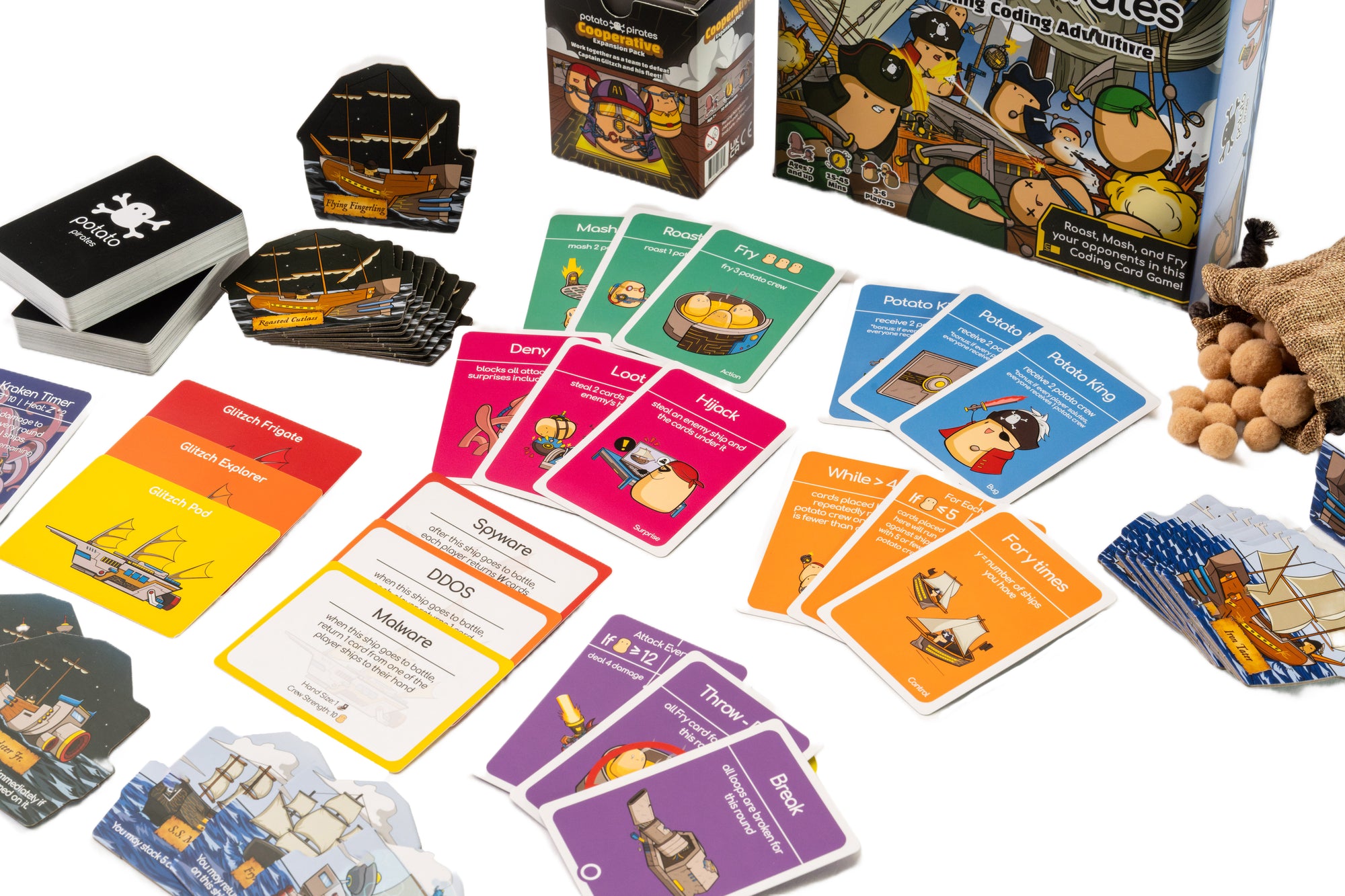 Potato Pirates Coding Card Game: 2nd Edition